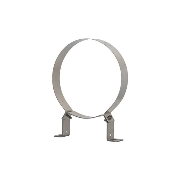 Abrazadera pared inox 125Ø