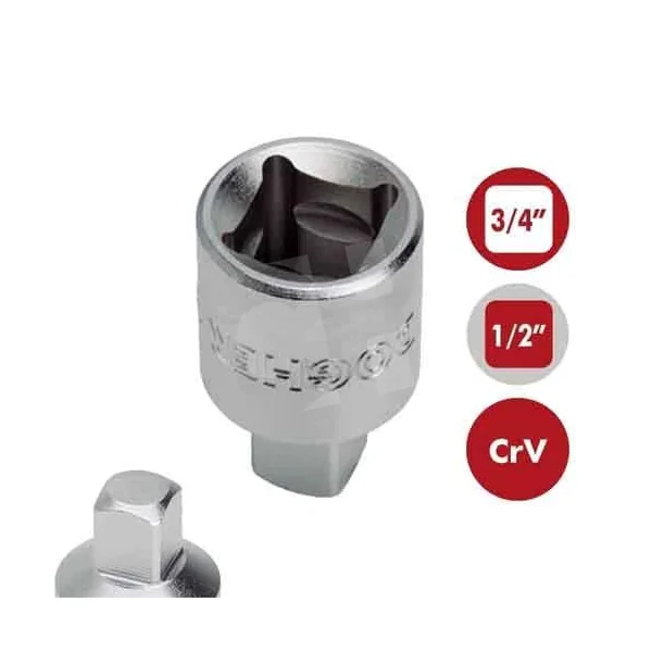 ADAPTADOR REDUCTOR 3/4" - 1/2"