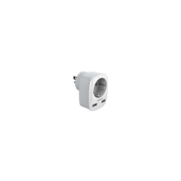 Adaptador TESSAN 611US (Plastic - Gris) - Imagen 2