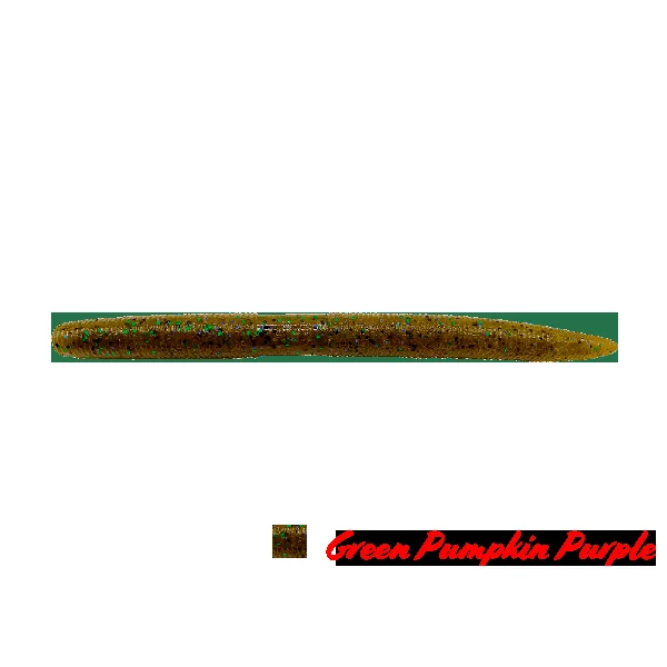AGR Still Worm 5" - Green Pumpkin Purple