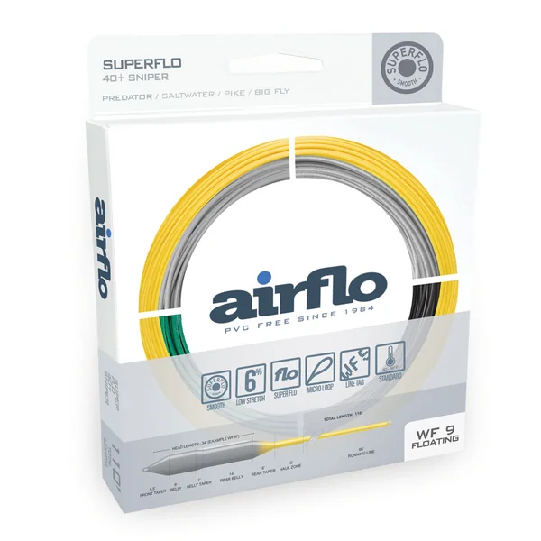 Airflo Superflo 40+ Sniper Pike Floating / Línea de mosca intermedia