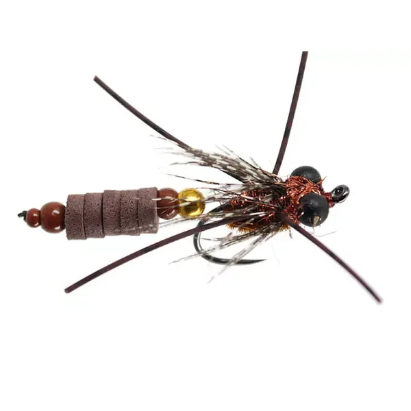 Ales Brown Flexx Dragonfly Nymph mosca carpa