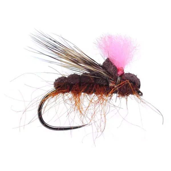 Ales High Viz Caddis Large Orange BL mosca seca