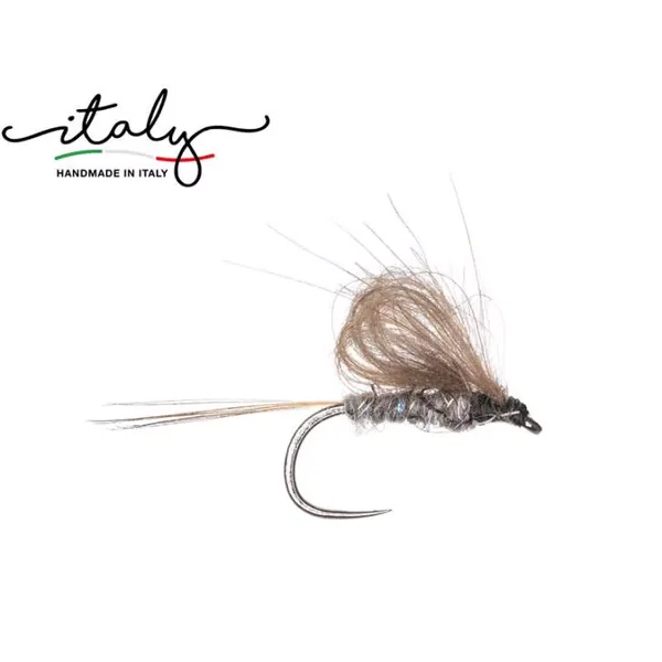 Ales Loopwing CDC Emerger BL Blue Dun mosca seca