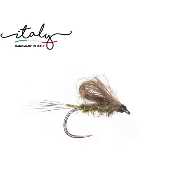 Ales Loopwing CDC Emerger BL Dark Olive mosca seca