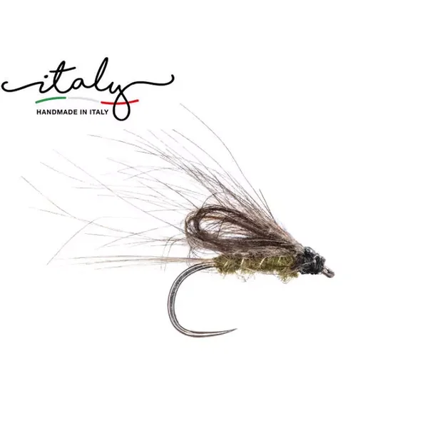 Ales Loopwing CDC Emerger BL Olive mosca seca