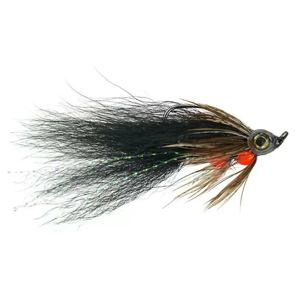 Ales Upside Down Double Decker Black streamer trucha