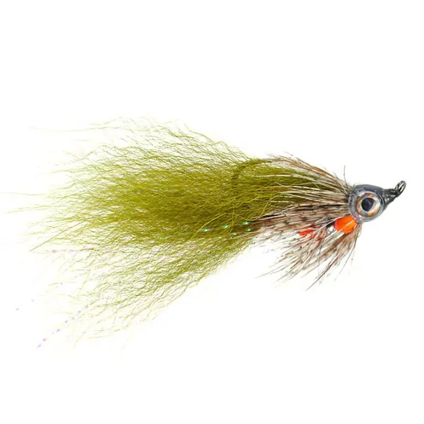 Ales Upside Down Double Decker Olive streamer trucha