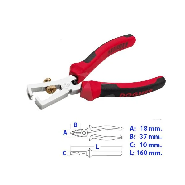 ALICATE PELACABLES 160MM.
