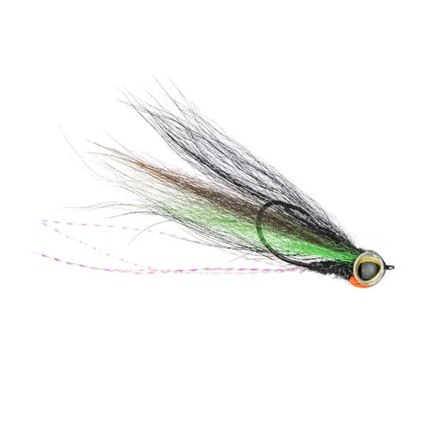 Allis Ultimate Jig-Off Robber Chartreuse Barred streamer trucha
