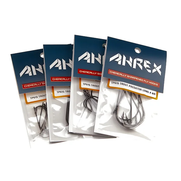 Anzuelo Ahrex TP615 Trout Predator Streamer Long Hook - Imagen 2