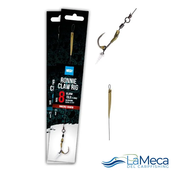 ANZUELO RONNIE CLAW RIG (DIFERENTES MEDIDAS)