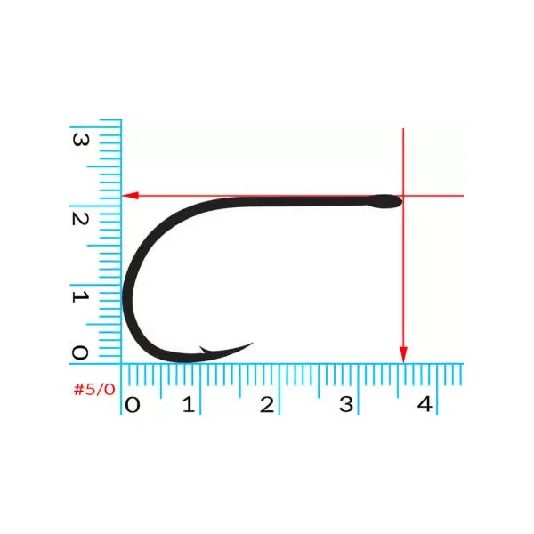 Anzuelos hotfly PREDATOR WIDE GAP - 10 pcas. - Imagen 6