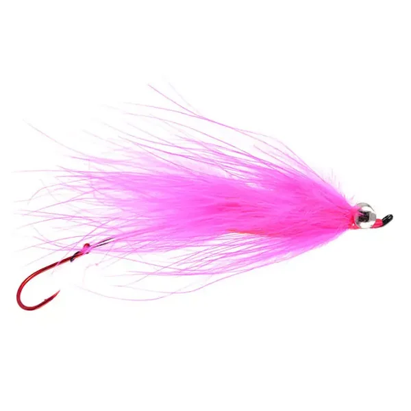 Articulated Lavander Pink mosca salmón