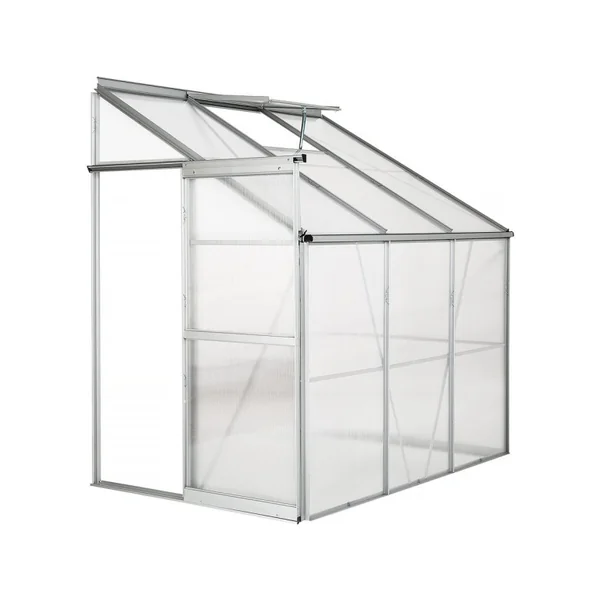 Base em aço galvanizado para estufa "Basilic" - 2,37 m² - Cinzento - Imagen 5