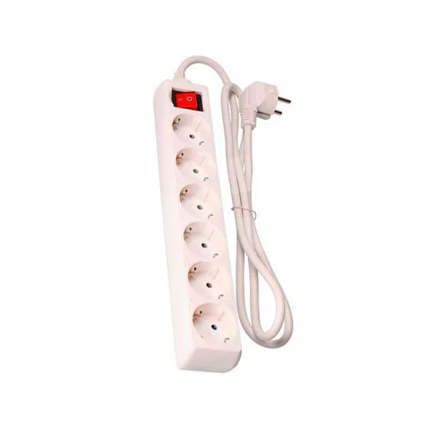 BASE MULTIPLE 6 ENCHUFES 1,5MTS 3X1,5mm2