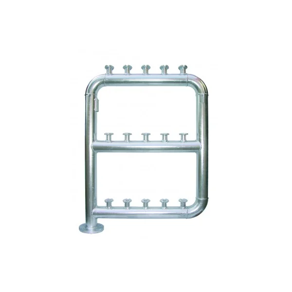 Batería acero galvanizada 12 tomas en 3 filas salida 2½"