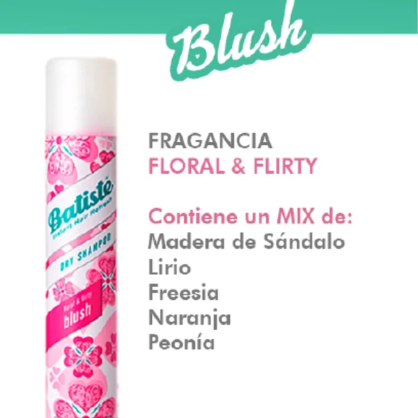 Batiste Shampoo Seco Blush 200ml - Imagen 2