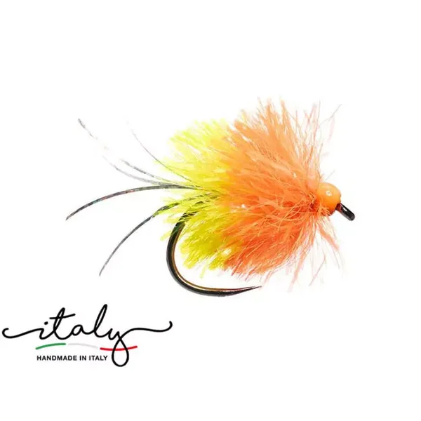 BH Blob Bicolor Fluo Orange Yellow BL mosca lago
