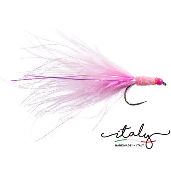 BH Competiton Wooly Bugger Fluo Pink BL streamer lago