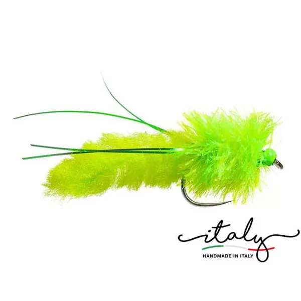 BH Eggstasty Plus Streamer Fluo Chartreuse BL streamer lago