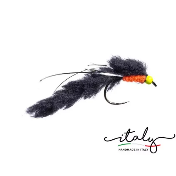 BH Eggstasty Streamer Black Red BL streamer lago