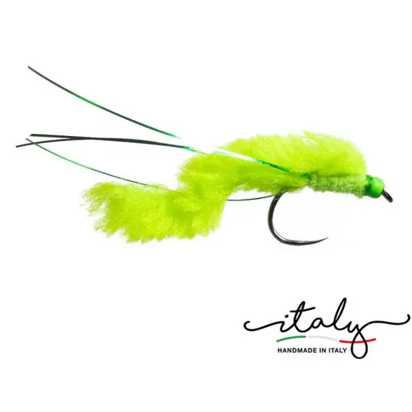 BH Eggstasty Streamer Fluo Chartreuse BL streamer lago