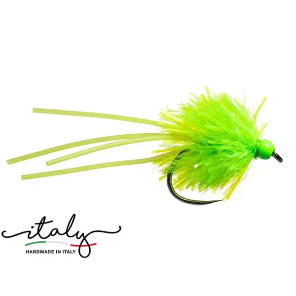 BH Legged Blob Fluo Chartreuse BL mosca lago