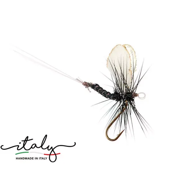 Black Gnat - 10 mm mosca Terenzio