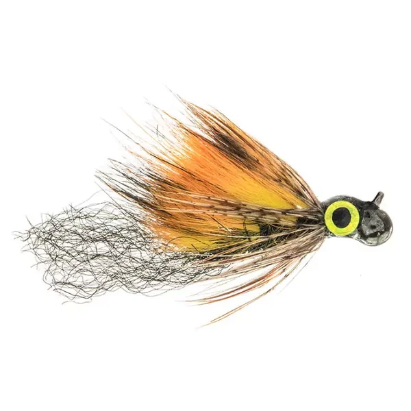 Black Nickel Upside Down Streamer Orange streamer trucha