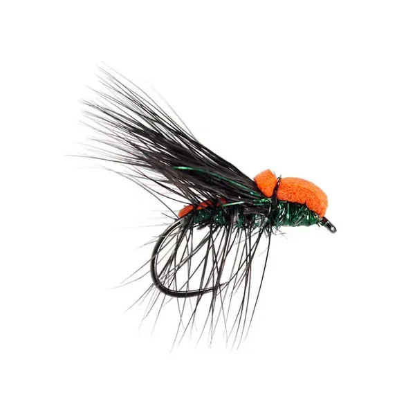 Black Peacock Deer Hair Caddis Evo BL mosca seca