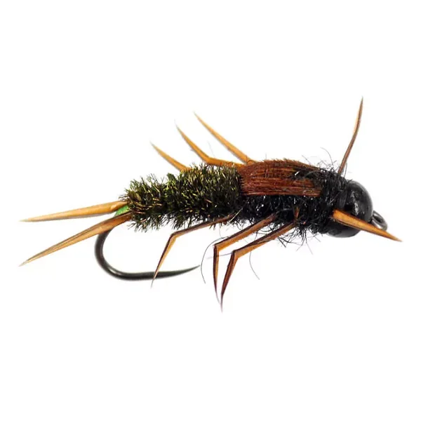 Black Peacock Elite Stonefly Nymph TG BL ninfa plecóptero