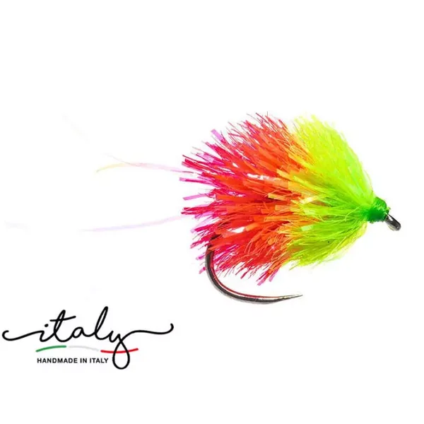 Blob Mix Fluo Chartreuse Red BL mosca lago