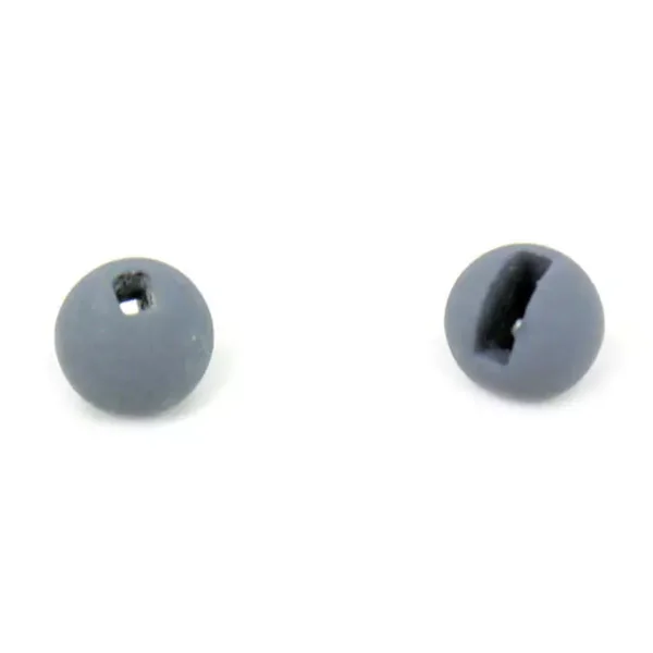 Bolas tungsteno con ranura - MATT GREY - 10 pcas.