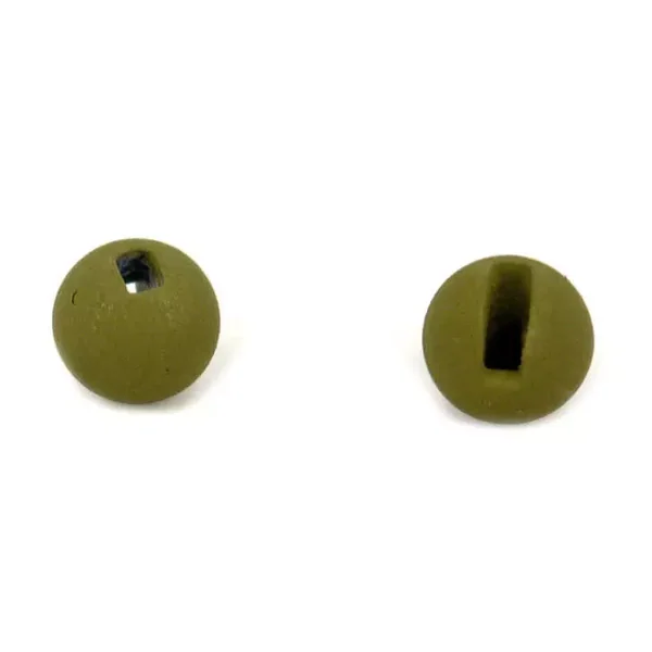 Bolas tungsteno con ranura - MATT OLIVE - 100 pcas.