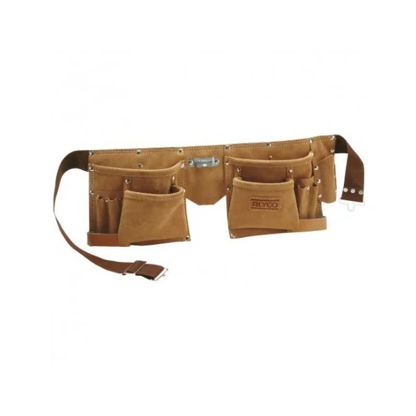 BOLSA DE DOBLE CUERO CON 2 BOLSILLOS REF.196890 ALYCO