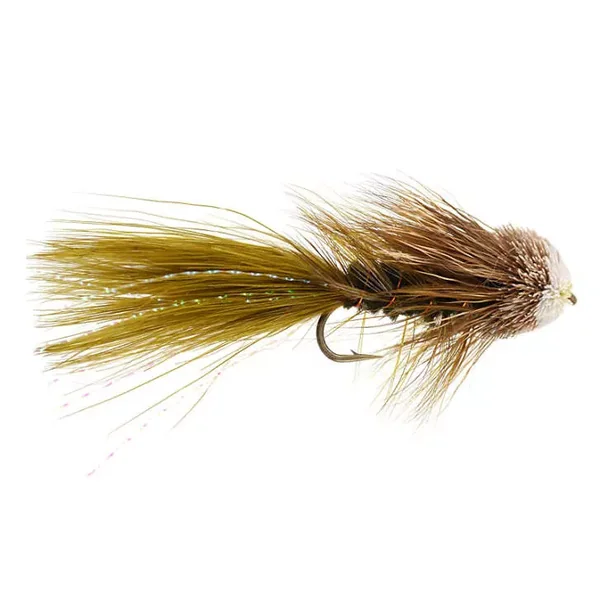 Bow River Bugger - Olive streamer trucha