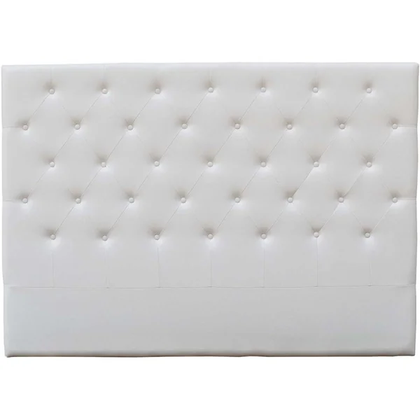 Cabeceira acolchoada “Déco” - 169 cm - Branco - PVC