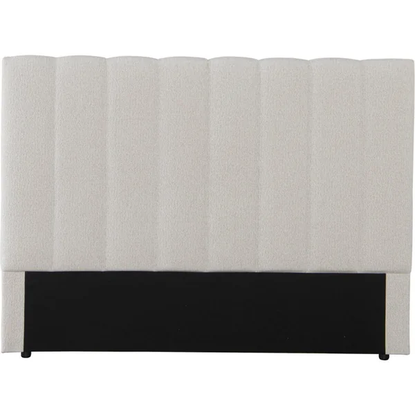 Cabecero de tela texturizada "Val Thorens" - Beige - 160 cm