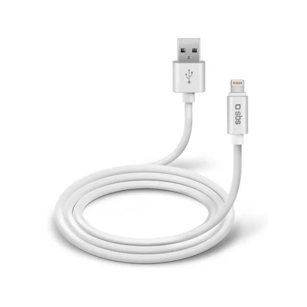 Cable lightning SBS Polo blanco