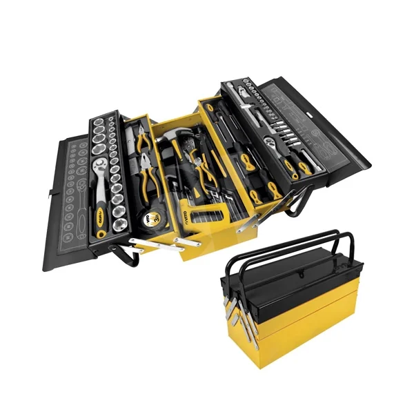 CAJA METÁLICA CON HERRAMIENTAS 88PZAS