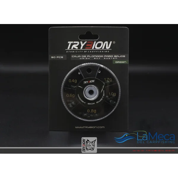 CAJA VARIADA PLOMOS PARA BAJOS TRYBION VERDE