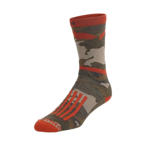 Calcetines Simms Daily Sock Regiment Camo Olive Drab