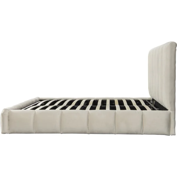 Cama "Annie" con arcón 160 x 200 cm - Beige - Imagen 5
