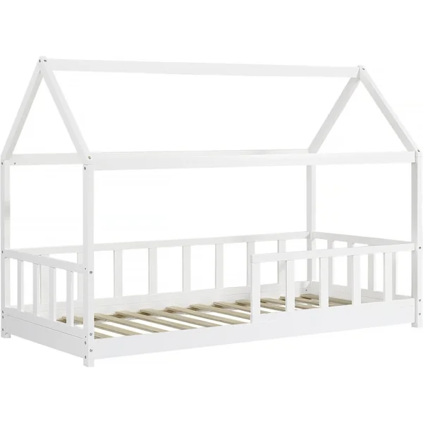 Cama cabine infantil "Mila" - 90 x 190 cm - Branco