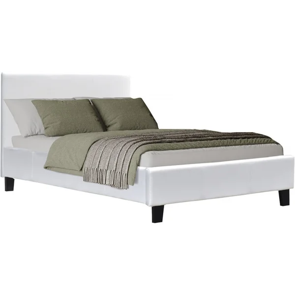 Cama "Lina" - 90 x 190 cm - Branca