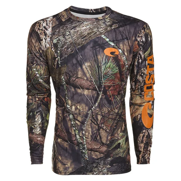 Camisa Costa Tech Crew Camo Mossy Oak breakup camo