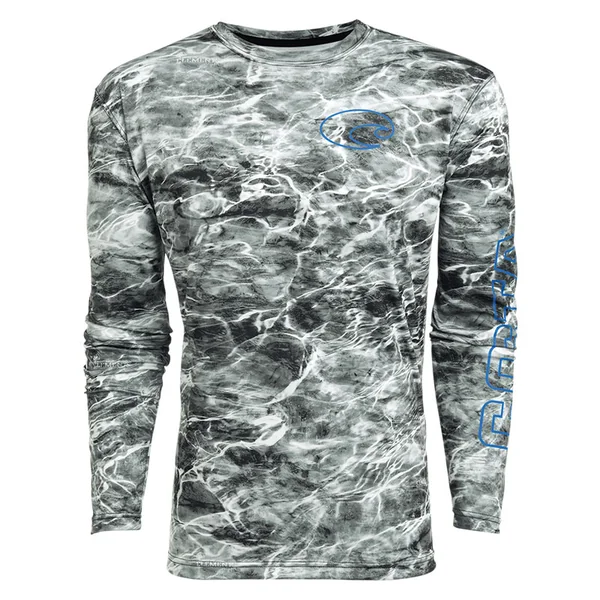 Camisa Costa Tech Crew Mossy Oak Elements camo grey