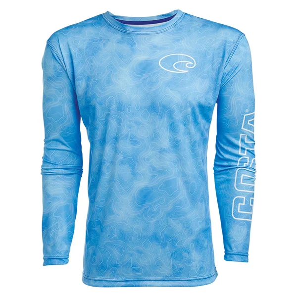 Camisa Costa Technical Topographic azul