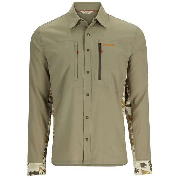 Camisa Simms Intruder Bicomp Camisa stone/ghost camo stone
